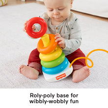 Fisher-PriceBabyStackingToyRock-a-Stack_Roly-PolyBasewith5ColorfulRingsforAges6_Months3 - Brands For Less USA