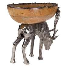 Fitz and Floyd Woodgrove Reindeer Centerpiece Bowl