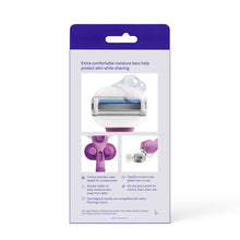 Flamingo Women's Moisture Plus Razor Set with Razor Handle, 2 Blade Refill Cartridges, and Shower Holder, Fig