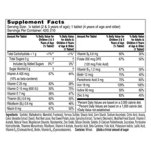 Flintstones Extra Iron Chewable Multivitamin Tablets, 210 Count