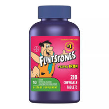 Flintstones Extra Iron Chewable Multivitamin Tablets, 210 Count