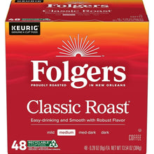 Folgers Classic Roast, Medium Roast Coffee, Keurig K Cup Pods, 48 Count Box - Brands For Less USA