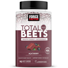 Force Factor Total Beets Beet Root Superfood Soft Chews, Acai Berry Flavor, 90 Count