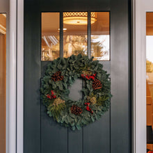 Fresh 22” Noble Fir Mixed Wreath