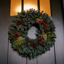 Fresh 22” Noble Fir Mixed Wreath