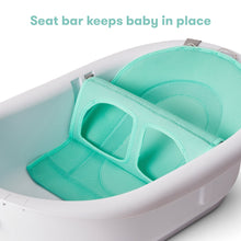 Frida Baby 4 in 1 Grow with Me Baby Bathtub for Newborn to Toddler, White, Rigid Baby Bath, Unisex