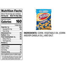 Fritos Scoops! Corn Chips, 18.125 oz. (PACK OF 3 )