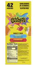 Fruit Gushers Fruit Flavored Snacks, Variety Pack, 0.8 oz, 42-Count