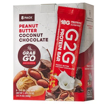 G2G 3-pack Peanut Butter Coconut Chocolate Protein Bars 24-count - Brands For Less USA