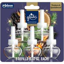Glade PlugIns Refill Air Freshener, Embers & Sandalwood, 3.35 oz, 5 Count - Brands For Less USA