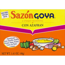 GOYA Sazon with Azafran Seasoning Mix, 8 Packets, 1.41 oz Box