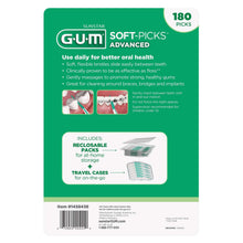 GUM Soft-Picks Advanced Mint, 180-count