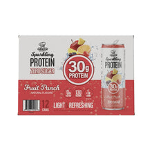 Genius Gourmet Sparkling Protein, Fruit Punch, 12 fl. oz., 12 pk. - Brands For Less USA