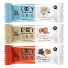 Genius Gourmet Variety Crispy Protein Bar Treat, 30-count