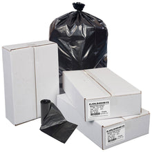 Genuine Joe 45-gallon Recycled Can Liner, Black, 100-count