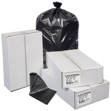 Genuine Joe 60-gallon Recycled Can Liner, Black, 100-count
