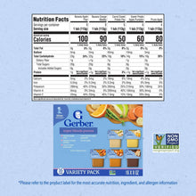 Gerber 2nd Foods Natural for Baby WonderFoods Baby Food, Variety Pack, 4 oz Tubs (32 Pack)