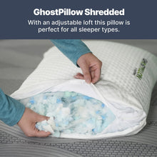 GhostBed 2-Pack Shredded Memory Foam Pillow, Assorted Sizes