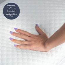 GhostBed Gel Memory Foam Cooling Bed Pillow, Standard/Queen