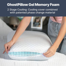 GhostBed Gel Memory Foam Cooling Bed Pillow, Standard/Queen