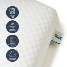GhostBed Gel Memory Foam Cooling Bed Pillow, Standard/Queen