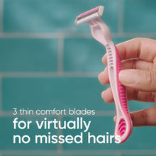 Gillette Female Venus Simply3 Dragonfruit Women's Disposable Razors, 4 Count, Multi-color