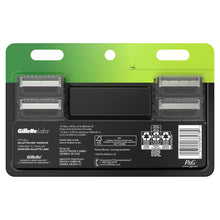 Gillette Labs Men's Razor Blade Refills with Exfoliating Bar, Green, 9 Refills
