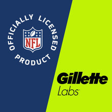 Gillette Labs Official Bears Licensed Razor for Men, 1 Handle, 4 Blade Refills, with Magnetic Stand, Perfect for Game Day Grooming, Gillette Labs with Exfoliating Bar