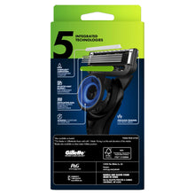 Gillette Labs Official Cowboys Licensed Razor for Men, 1 Handle, 4 Blade Refills, with Magnetic Stand