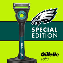 Gillette Labs Official Eagles Licensed Razor for Men, 1 Handle, 1 Blade Refill, Perfect for Game Day Grooming, Gillette Labs with Exfoliating Bar