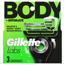 Gillette Labs Razor Blade Refills for Body & Intimate, 3 Count