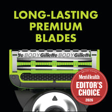 Gillette Labs Razor Blade Refills for Body & Intimate, 3 Count