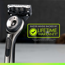 Gillette Labs Razor with Exfoliating Bar, 5 Refills, 1 Hanger