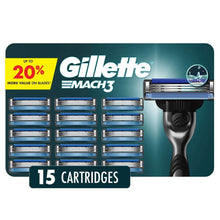 Gillette Mach3 Manual Razor Bundle with 17 Blade Cartridge Refills