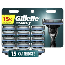 Gillette Mach3 Manual Razor Bundle with 17 Blade Cartridge Refills