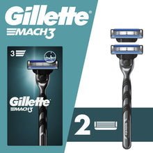 Gillette Mach3 Manual Razor Bundle with 17 Blade Cartridge Refills
