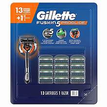 Gillette ProGlide Razor for Men, 1 Handle & 13 Blade Refills
