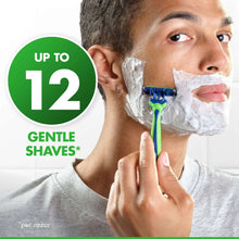 Gillette Sensor 3 Sensitive Men 3 Blade Disposable Razor,8 count