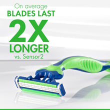 Gillette Sensor3 Sensitive Men's Disposable Razor, 7 Razors
