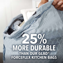 Glad ForceFlex Tall Kitchen Trash Bags With Clorox, Lemon Fresh Bleach Scent 13 gal., 120 ct.