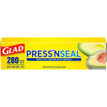Glad Press'n Seal Plastic Food Wrap 140 sq. ft./roll, 2 rolls