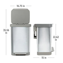 Glad Stainless Steel Trash Can and Bag Bundle - Brands For Less USA