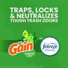 Glad ForceFlex 13-Gallon Kitchen Trash Bags, Gain Original Scent + Febreze, 160 ct.