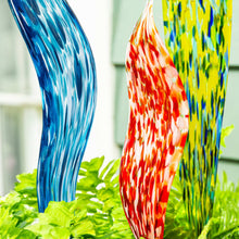 Glass Garden Stakes, Set of 3