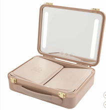 Glo Tech Beauty Case with LED Mirror, Pink