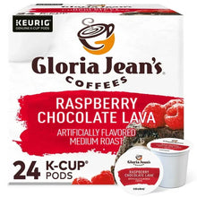 Gloria Jean'S Raspberry Chocolate Lava Coffee, Keurig K-Cup Pod, 24 Count - Brands For Less USA