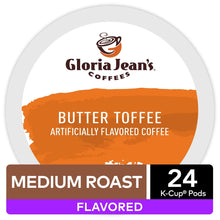 Gloria Jean's Coffees Butter Toffee Flavored K-Cup Pods, Light Roast, 24 Count for Keurig Brewers - Brands For Less USA