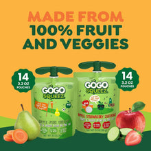 GoGo SqueeZ Fruit & VeggieZ Applesauce Pouches, 3.2 oz., 28 pk.