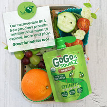 GoGo SqueeZ Organic Applesauce Pouches, Variety Pack, 3.2 oz., 24 ct.
