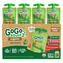 GoGoSqueeZ_OrganicApplesauce_VarietyPack_3.2oz_28-Count - Brands For Less USA